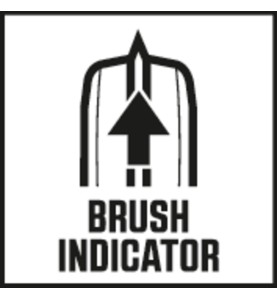 SKIL 0660 CA Cepillo para malas hierbas a batería - Brush Indicator