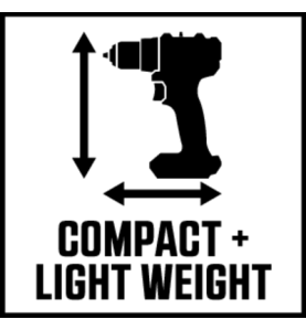 SKIL 3065 HA Taladro/Atornillador a Batería «Compact Brushless» - Ligero y Compacto.