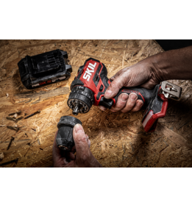 SKIL 3076 HC Taladro Percutor Multicabezal Compact «Brushless» - Detalle PortaBrocas