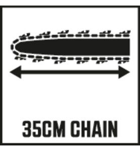 SKIL 0512 CA Sierra de podar a batería Brushless - 35 cm Chain