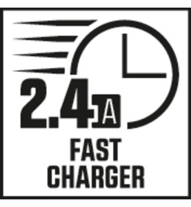Batería_Ion_Litio_20V 2.5 Ah Skil - 2.4 A Fast Charger